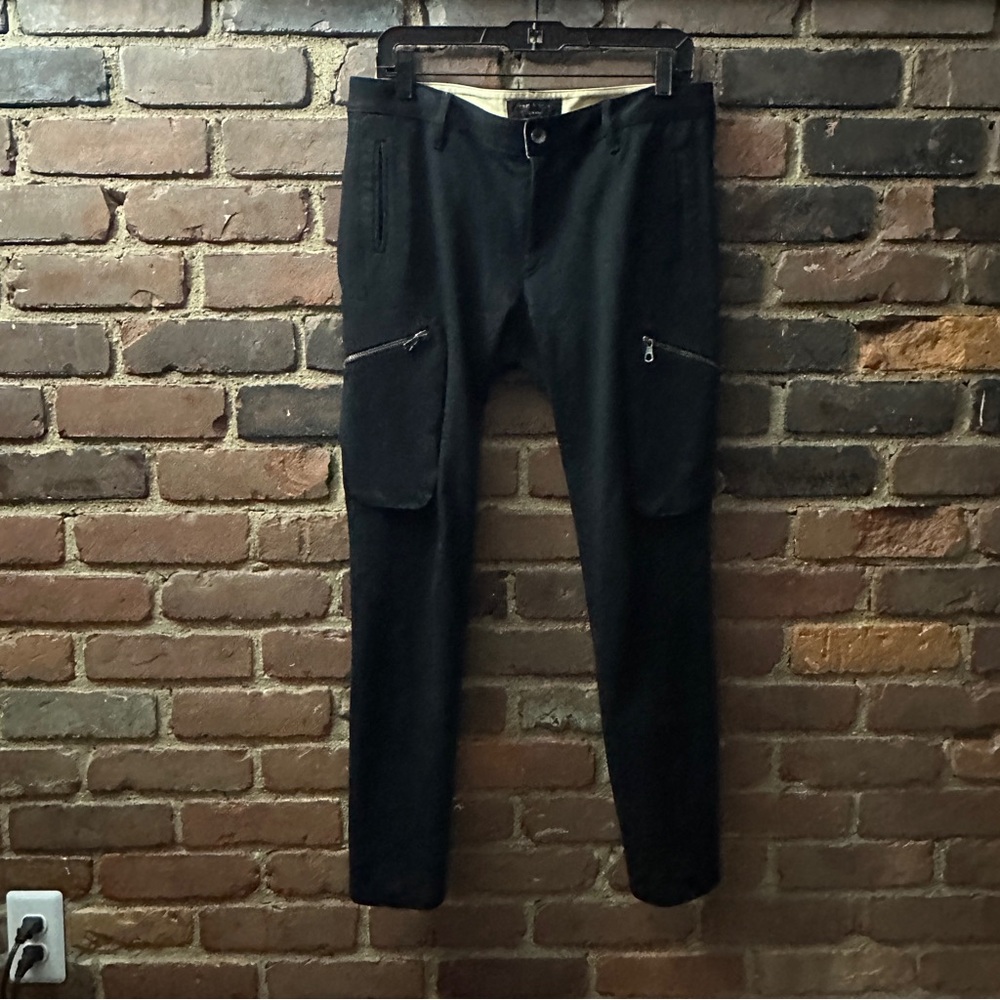 RAG & BONE | Black LIVERPOOL PANTS Sz 10 (34W X 28.5L) Mid Rise
